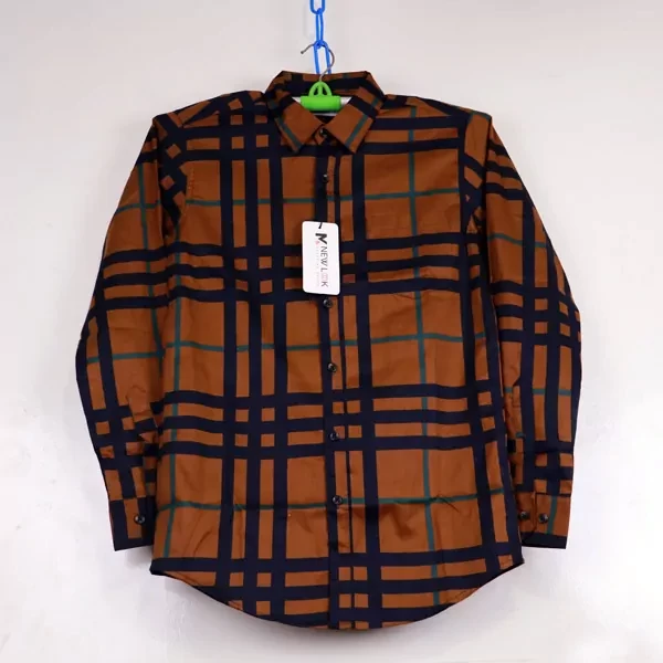 Full Sleeve Cotton Check Shirts For Men's