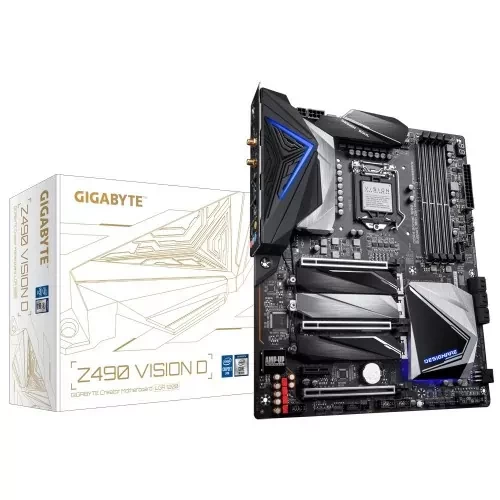 GIGABYTE Z490 VISION D 10TH GEN ATX MOTHERBOARD
