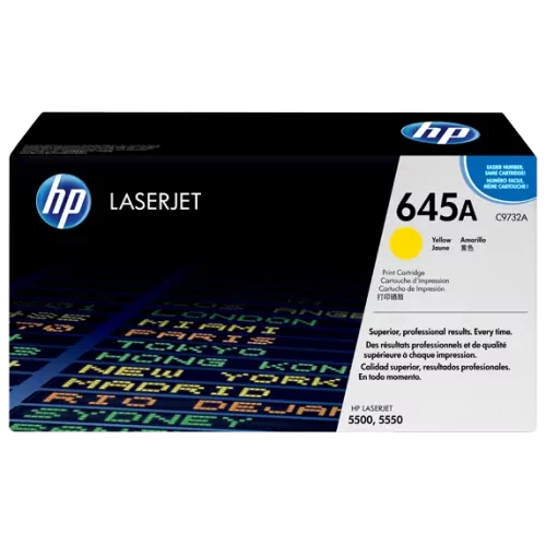 HP 645A Yellow Original LaserJet Toner Cartridge