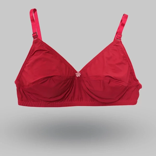 চিকন ফিতা স্ট্রেচ  Red Color Bra