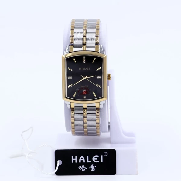Halei Wristwatch For Man Silver Color