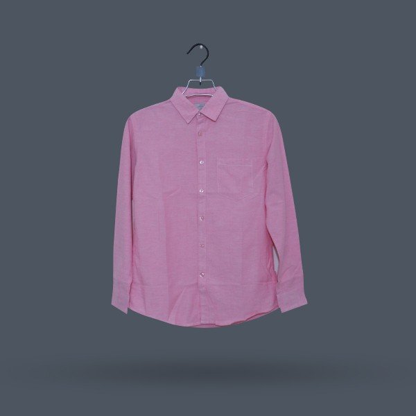 Men’s Classic Long Sleeve Pink Color Shirts