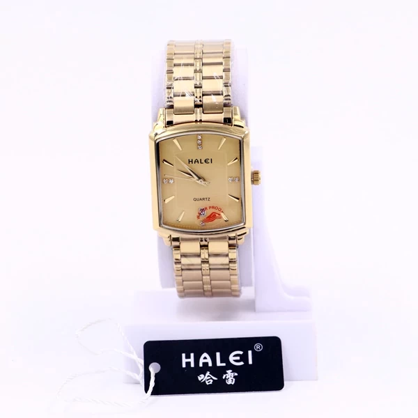 Halei Wristwatch For Man  Full Golden Color